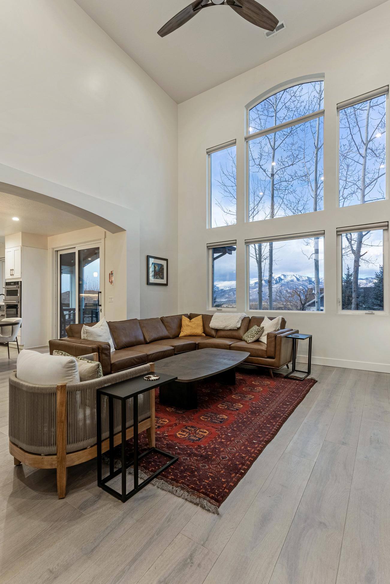 Living Room in Remodeled Utah Home (Portrait)